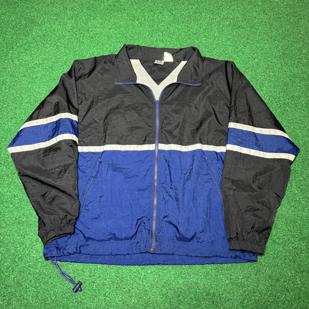 Franklin Golf Outdoor Windbreaker Vintage Minimalist Large Nylon Jacket